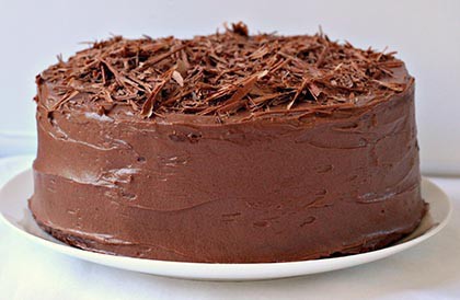 Csokoládés sütemény, valódi főtt csokoládékrémmel